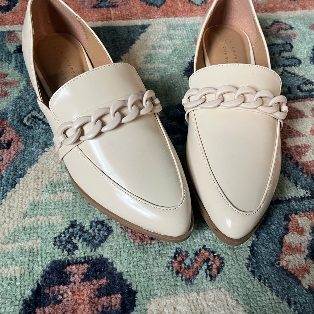 Women's LC Loafers with Chain Detail